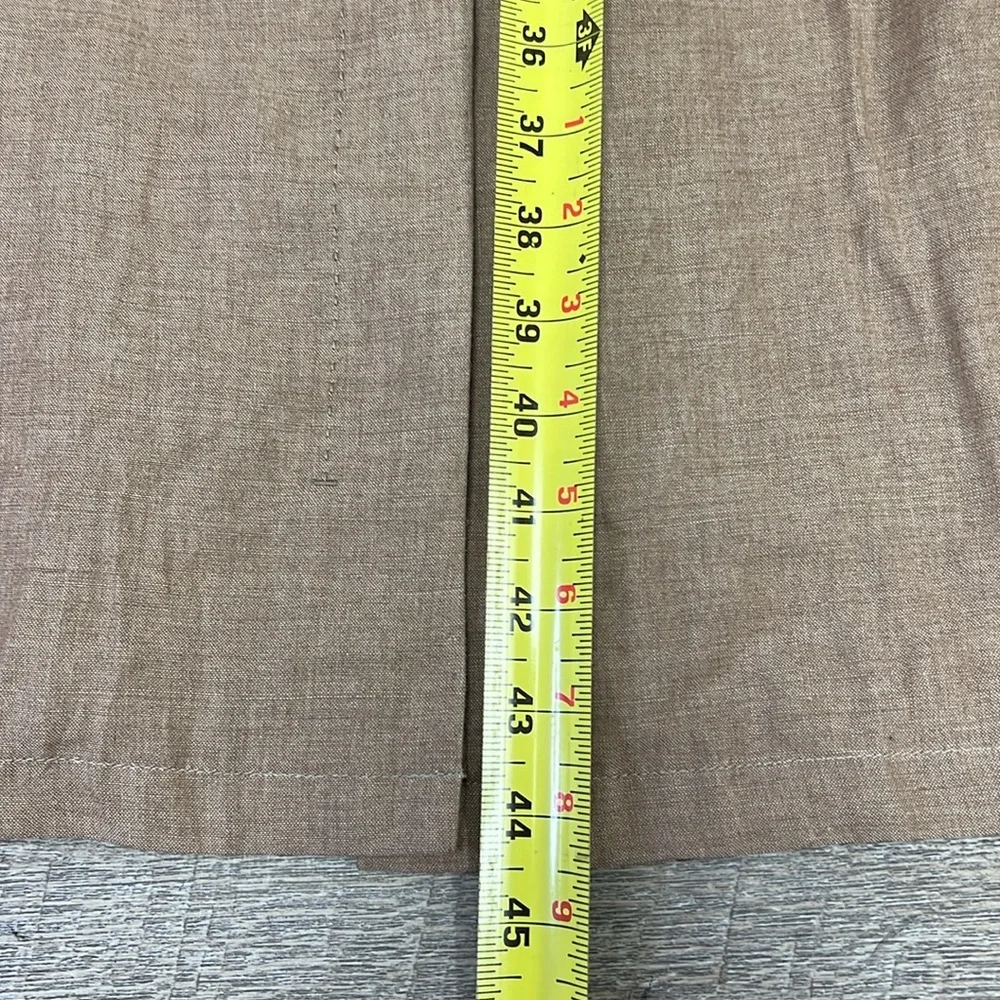 SOLD IN STORE Nordstrom Studio 121 Long Sleeve Linen Blend Shirt Dress Size 10 - Picture 13 of 13